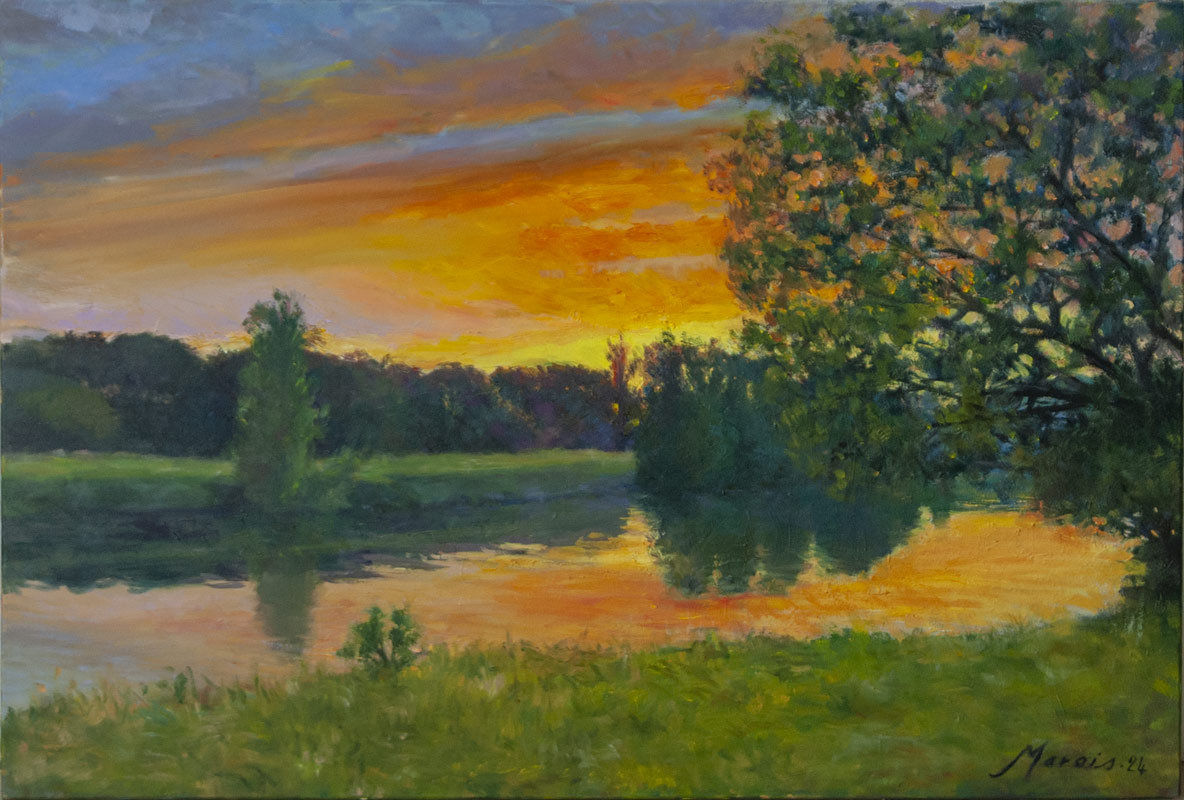 Coucher-de-soleil-à-Verigné